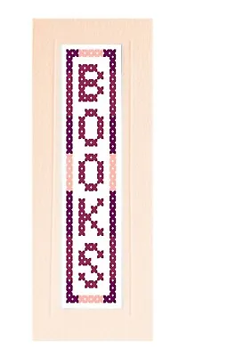£4.25 • Buy Childrens 6 Count Cross Stitch  Girls Books , Bookmark, Cream Bookmark