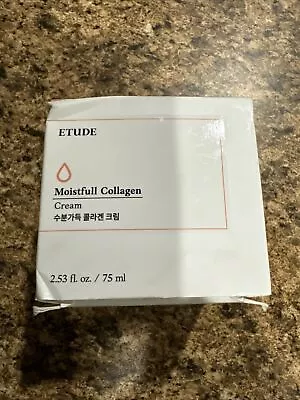 ETUDE Moistfull Collagen Cream 2.53 Fl Oz 75 Ml - New In Box • $19.45