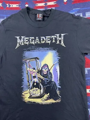 Vtg 1992 Giant Megadeth Shirt Countdown To Extinction Tour Concert Rock Tee XL • $199.99