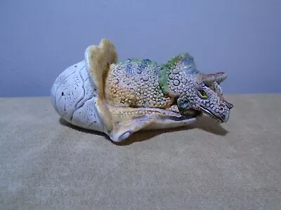 Vintage Aaa Baby Triceratops Dinosaur Hatchling 1.5” X 3.25” Figure (ma600) • $12.23