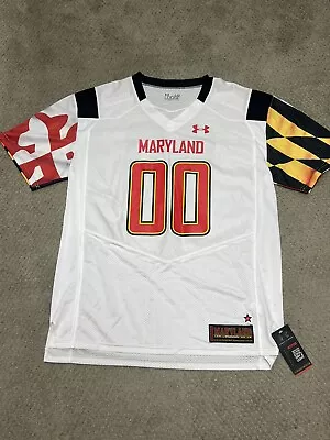 Under Armour Maryland Terrapins #00 Football Jersey Mens L Loose Fit • $25