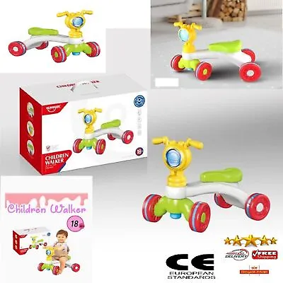 Baby Ride On Activity Car Kids Sit On Balance Push Along Bike Sit & Play Toys UK • £69.99