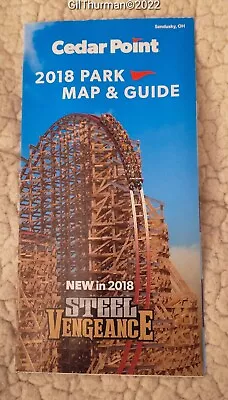 CEDAR POINT PARK STEEL VENGEANCE 2018 Amusement Park Brochures • $6