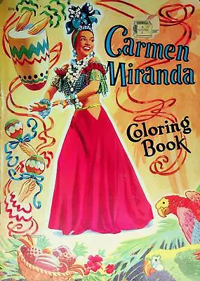 Carmen Miranda Coloring Book GN #0 FR 1953 • $39