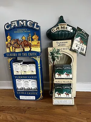 Vtg Camel Cigarette Turkish Blend Bar Counter Display Advertising Lot Sign Store • $54.99