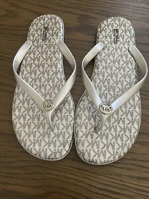 Michael Kors Sandals Slip-On Sandals Silver Color • $45