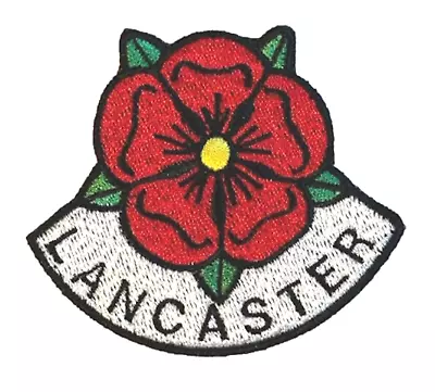 Lancaster Lancashire Cut Out Rose Embroidered Sew On Or Iron On Patch (A) • £5.99