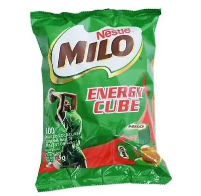 🟢🟢Nestle Milo Cocoa Energy Cubes 100 Cubes Nigeria Import  Original • £5.99