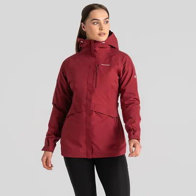 Craghoppers Womens Caldbeck Waterproof Jacket (Mulberry Jam) • £90