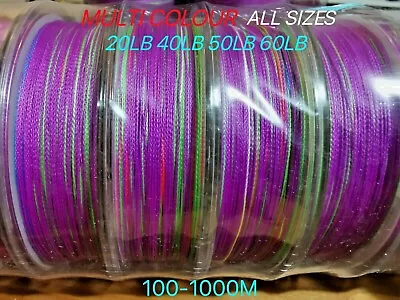 100% Dyneema PE Braid Fishing Line 20 30 40 50 60 80LB 100M 300M 500M 1000M/ • $17.95