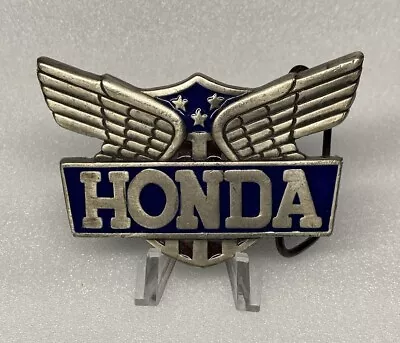 Honda Motors Motorcycles Wings Stars Stripes Pewter Metal Belt Buckle • $14.99