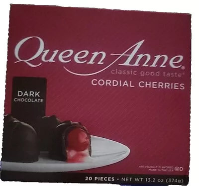 FREE S/H》🆕️ Queen Anne Dark Chocolate Cordial Cherries 20 Pcs》Exp 9/24/24 • $20.99