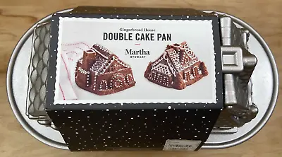 Martha Stewart Collection Gingerbread House Double Cake Pan USA New 2018 • $23.65