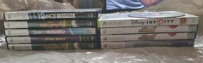 $22 • Buy Xbox 360 Kinect Game Lot Bundle Set Sports, Disney, Star Wars, Dance Central 1/2