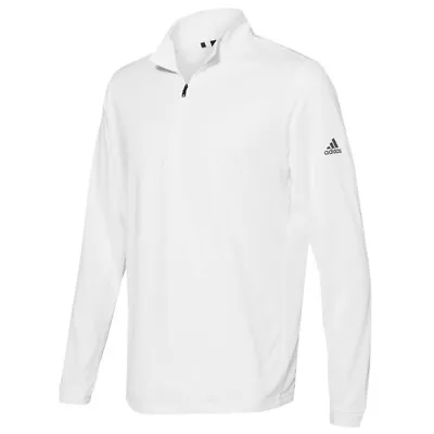 Adidas Golf Men's Lightweight 1/4-Zip Solid Performance Pullover NEW • $26