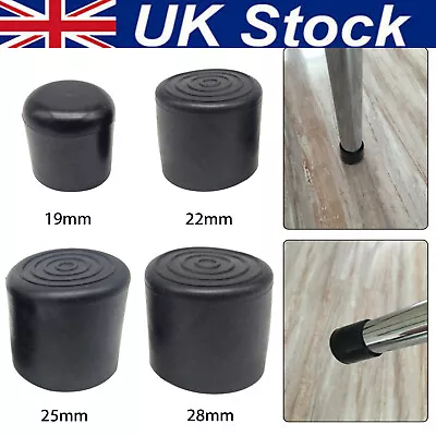 20x Rubber Chair Ferrules AntiScratch Floor Protector Table Feet Leg Cap End • £6.25