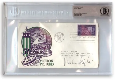 Vivien Leigh Signed Autographed First Day Cover Gone With The Wind BAS 1332 • $1199.99