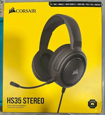 Corsair HS35 Stereo Gaming Headset - NEW Open Box- PC/mobile/Xbox/PS4/PS5/Switch • $22.87