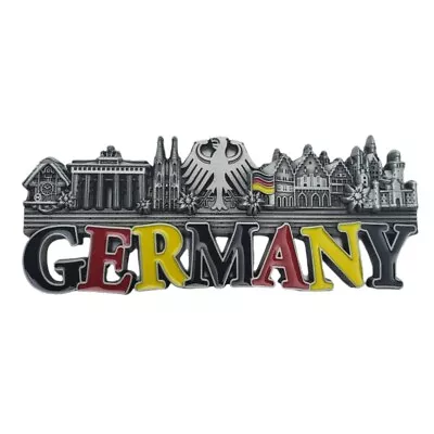 Germany Metal Fridge Magnet Travel Souvenir Collectible Tourist Europe Countries • $8.75