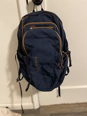 Patagonia Daypack Hiking Camping Backpack Navy Tan • $25