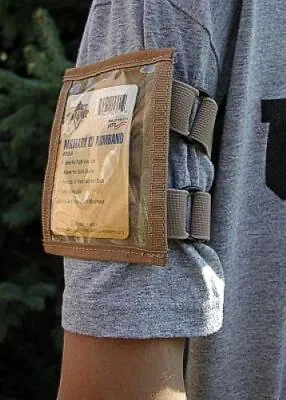 Military Armband ID Holder - Tan • $14.99