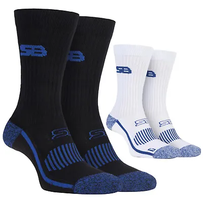 £11.99 • Buy Storm Bloc - Mens Cotton Sport Socks With Terry Cushioned Reinforced Foot