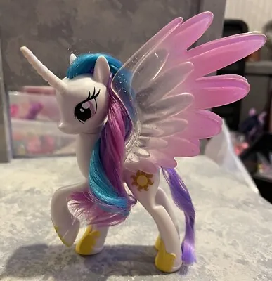 My Little Pony MLP FIM Princess Celestia Brushable Figure Reboot Style G4.5 • £14.99