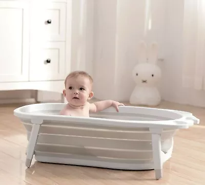 £34.99 • Buy Baby Bath Tub Collapsible Foldable Portable Washing Babies New Born Kids Toddler