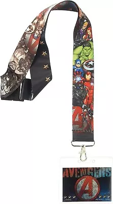 Marvel Avengers Deluxe Lanyard With Card Holder • $10.99