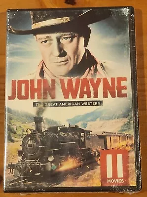 John Wayne Movies  The Great American  Western Dvd 11 Movies In Total  New  • $8.99