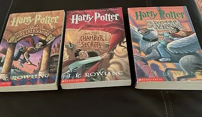 1-3 BoxSet J.K. Rowling Harry Potter The First Thrilling Adventures Of A Wizards • $6.50