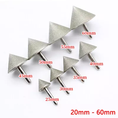 20mm - 60mm Conical Diamond Grinding Cutting Carving Bit For Dremel Rotary Tool • $9.93