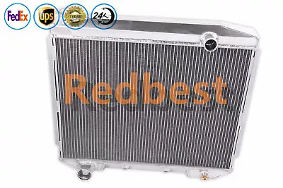 4 Row Aluminum Radiator For 1957-1959 Ford Fairlane Ranchero Edsel Mercury V8 • $132.99