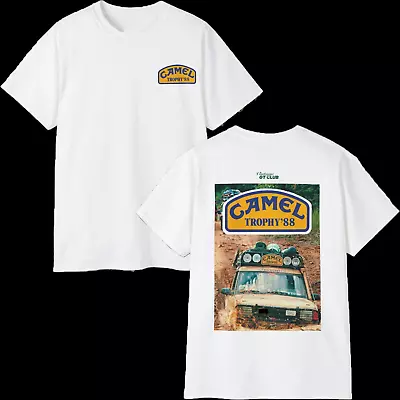 Vintage 90s Camel Super Cross Shirt Camel Trophy Trail T-Shirt S-5XL PN492 • $6.79