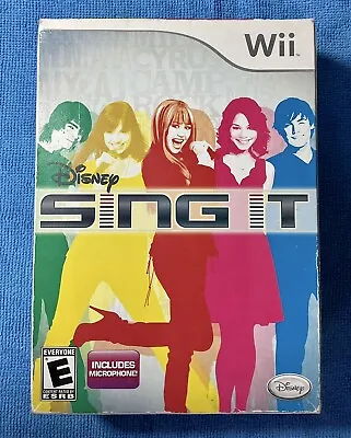 Wii Disney Sing It Nintendo Karaoke Game & Microphone - Sealed Game + Microphone • $4