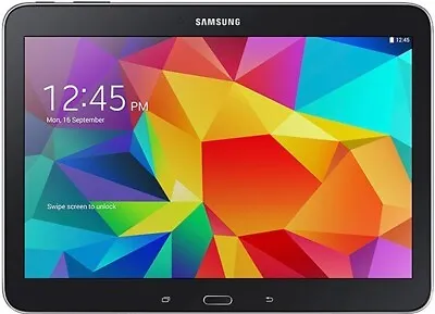£59.99 • Buy Samsung Galaxy Tab 4 10.1  SM-T535 16 GB Black Wi-Fi 4G UNLOCKED Good Condition
