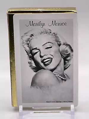 *EMPTY BOX NO CARDS* 1956 NMMM Marilyn Monroe Playing Cards Powolny Fur & Pearls • $29.95