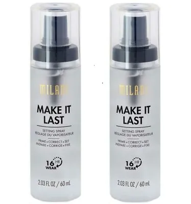 Pack Of 2 Milani Make It Last Setting Spray 16 HR Wear Make It Last (03) • $15.99