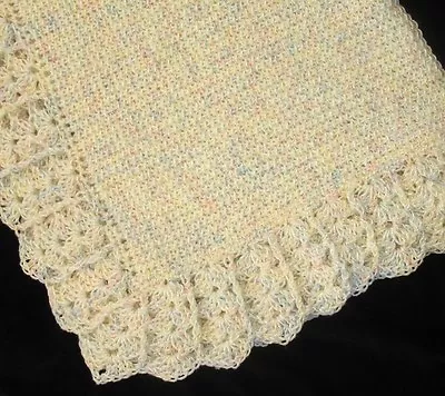 NEW Handmade Crochet Baby Blanket Afghan Girl Boy (Multi Yellow) • $34