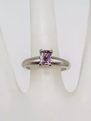 Designer Signed A JAFFE $5000 1ct Natural PINK NO HEAT Sapphire Platinum RING • $985