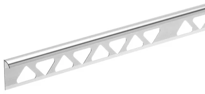 £20 • Buy Homelux 10mm Metal Quadrant Silver Tile Trim 2.44m (Pack Of 1)