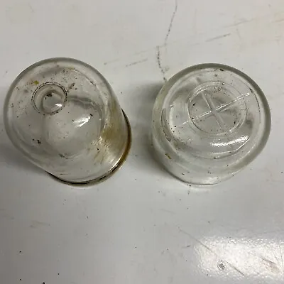 Fuel Filter Sediment Bowl Vintage Glass Sediment Bowl Lot Of 2 • $24.95