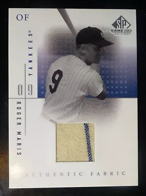 Roger Maris - 2001 Upper Deck - Sp Game Used Authentic Fabric Jersey - # Rm • $70