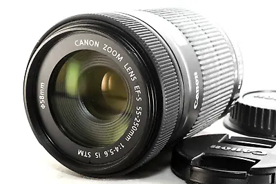 Canon Zoom Lens EF-S 55-250mm F/4-5.6 IS STM Good Condition • $299