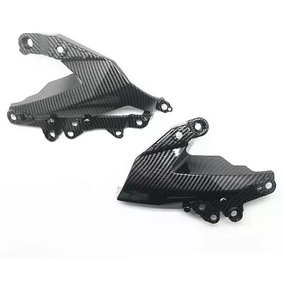 For KAWASAKI NINJA ZX-6R 2009-2012 Carbon Fiber Side Mid Engine Cover Fairing • $68.91