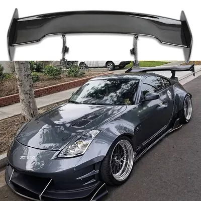 For Nissan 350Z Glossy Black GT Style Rear Car Trunk Lip Spoiler Wing Adjustable • $199.09