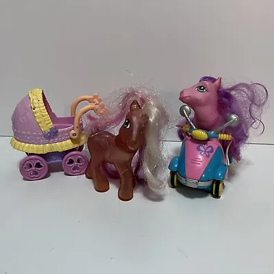 £9.99 • Buy My Little Pony Early 2000s Bundle Pushchair & Car - Hasbro