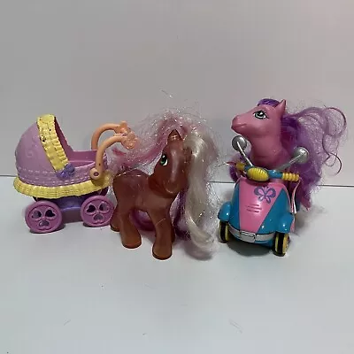 My Little Pony Early 2000s Bundle Pushchair & Car - Hasbro • £9.99