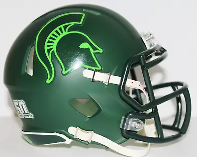 2022 Michigan State Spartans Custom Riddell Mini Helmet Vs Akron • $69.50