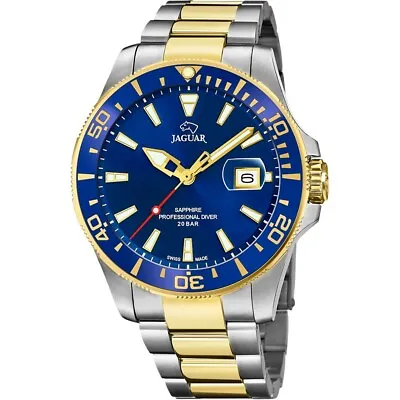 Jaguar Men's Executive J863/C Watch Blue Dial And Bezel Steel Bracelet • £255.27